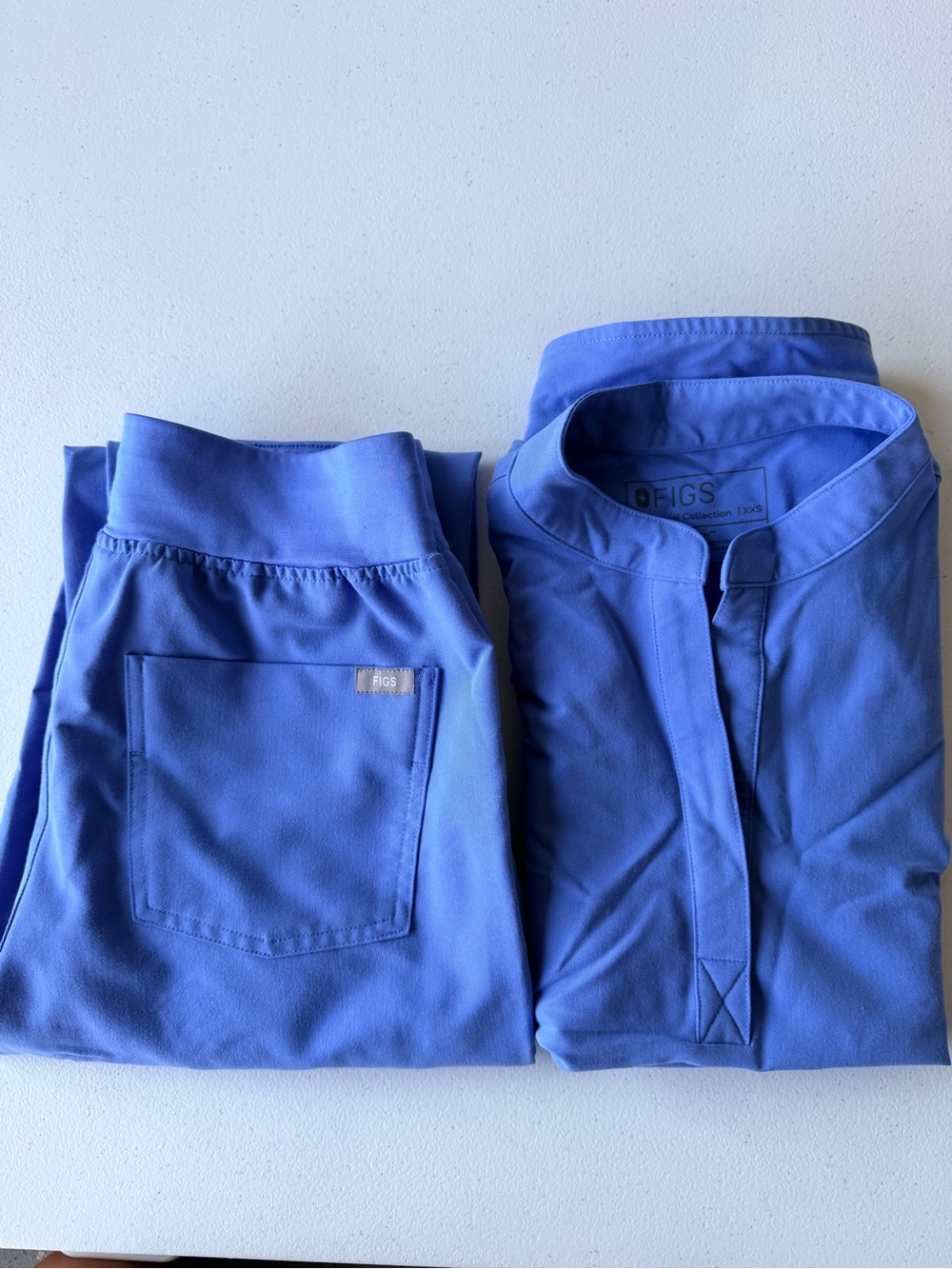 WOMENS figs Jogger Scrub Pants and Top with Contrast Drawstring